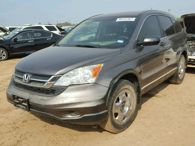 3CZRE3H32AG706306 - 2010 HONDA CR-V GRAY photo 2