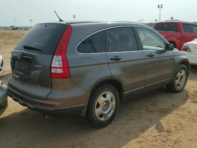 3CZRE3H32AG706306 - 2010 HONDA CR-V GRAY photo 4