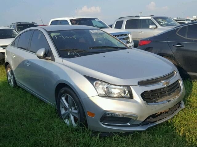 1G1PE5SB8F7161331 - 2015 CHEVROLET CRUZE LT GRAY photo 1