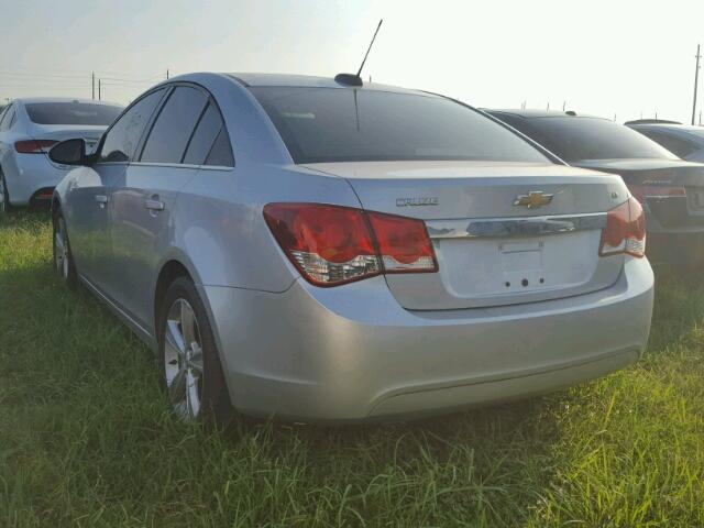 1G1PE5SB8F7161331 - 2015 CHEVROLET CRUZE LT GRAY photo 3