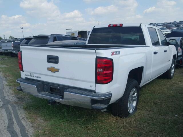 3GCUKREC6EG384940 - 2014 CHEVROLET SILVERADO WHITE photo 4