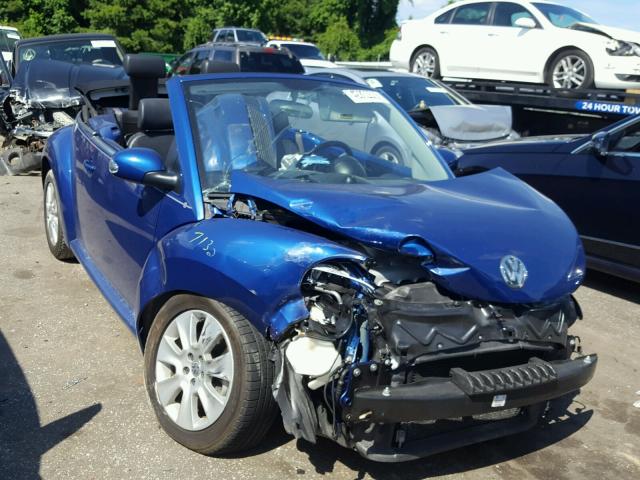 3VWPF31Y08M416798 - 2008 VOLKSWAGEN NEW BEETLE 蓝色 照片 1