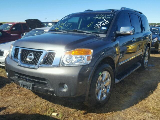 5N1BA0ND9AN613414 - 2010 NISSAN ARMADA BLACK photo 2