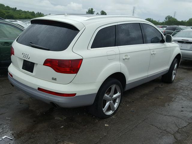 WA1BV74LX8D012680 - 2008 AUDI Q7 4.2 QUA WHITE photo 4