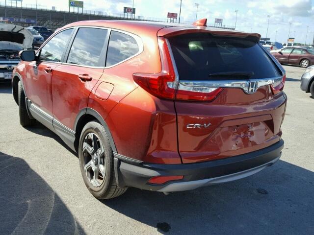 2HKRW1H57HH512235 - 2017 HONDA CR-V EX ORANGE photo 3