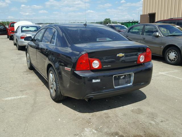 1G1ZH57B384261978 - 2008 CHEVROLET MALIBU 1LT 黑色 照片 3
