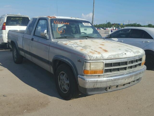 1B7GL23Y7SS369416 - 1995 DODGE DAKOTA GRAY photo 1