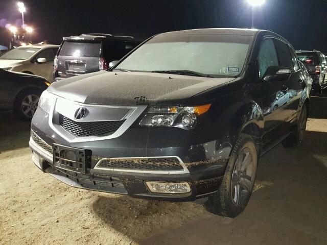 2HNYD2H35DH511071 - 2013 ACURA MDX TECHNO BLUE photo 2