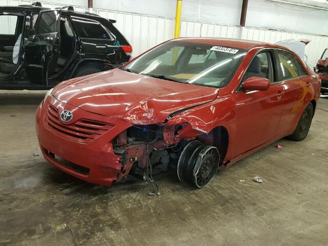 4T1BK46K47U005459 - 2007 TOYOTA CAMRY NEW RED photo 2