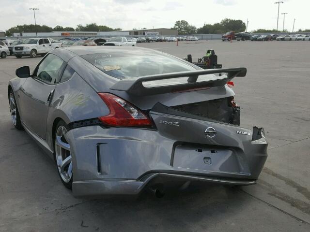 JN1AZ4EH4AM504158 - 2010 NISSAN 370Z GRAY photo 3