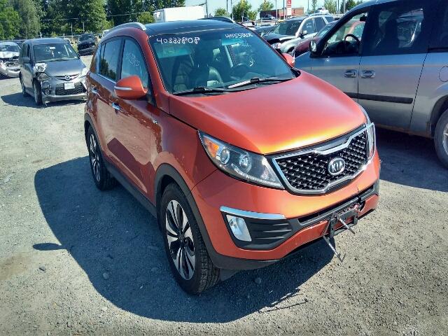 KNDPCCA69C7239763 - 2012 KIA SPORTAGE S ORANGE photo 1