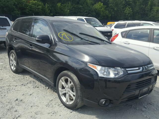 JA4AZ3A34EZ000729 - 2014 MITSUBISHI OUTLANDER BLACK photo 1