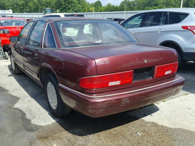 2G4WB52M0T1484855 - 1996 BUICK REGAL CUST RED photo 3