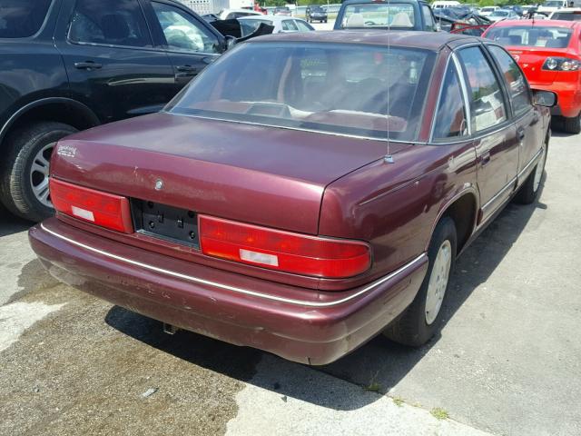 2G4WB52M0T1484855 - 1996 BUICK REGAL CUST RED photo 4