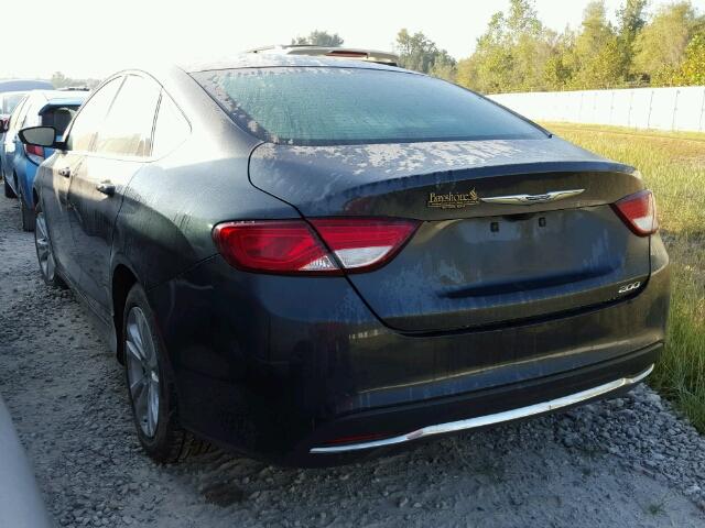 1C3CCCAB6GN175408 - 2016 CHRYSLER 200 LIMITE BLACK photo 3