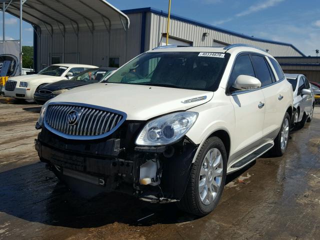 5GAKVDED8CJ365734 - 2012 BUICK ENCLAVE WHITE photo 2