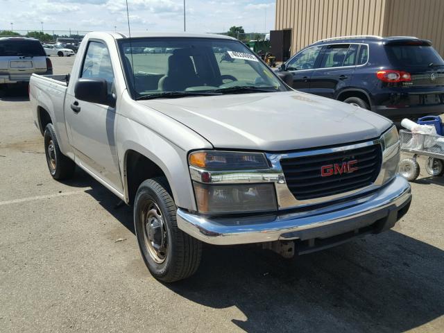 1GTCS149088157627 - 2008 GMC CANYON SILVER photo 1