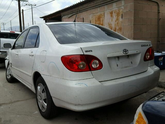 1NXBR32EX6Z759874 - 2006 TOYOTA COROLLA CE WHITE photo 3