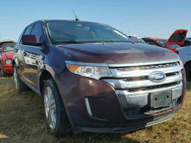 2FMDK3KC5BBA60650 - 2011 FORD EDGE LIMIT MAROON photo 1