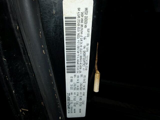 1C4GJWAG9DL606945 - 2013 JEEP WRANGLER BLACK photo 10