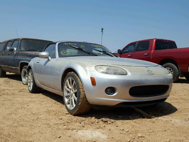 JM1NC25F580150235 - 2008 MAZDA MX-5 MIATA SILVER photo 1