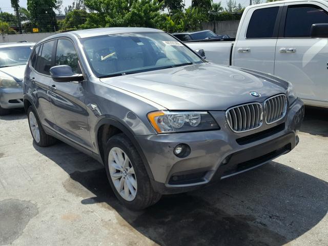 5UXWX9C55E0D39802 - 2014 BMW X3 XDRIVE2 GRAY photo 1