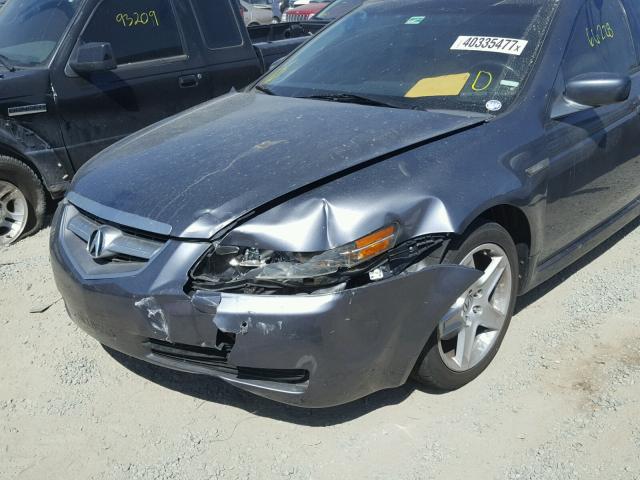 19UUA662X6A070782 - 2006 ACURA 3.2TL GRAY photo 9