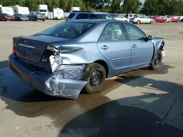 4T1BE32K84U881213 - 2004 TOYOTA CAMRY LE BLUE photo 4