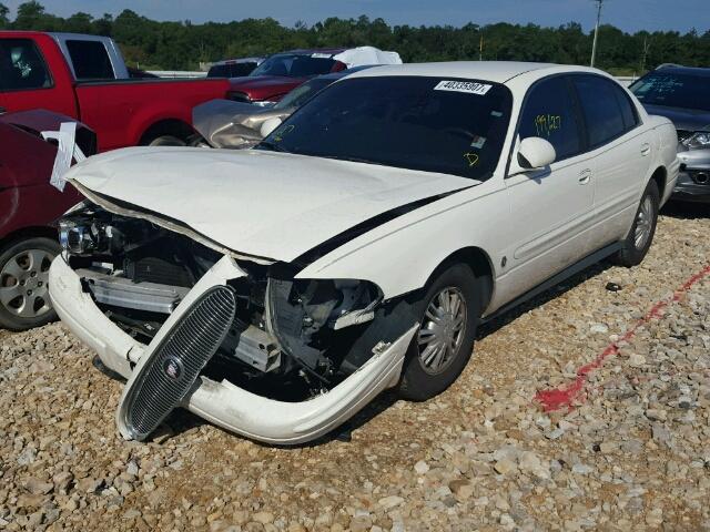 1G4HR54K244179007 - 2004 BUICK LESABRE WHITE photo 2