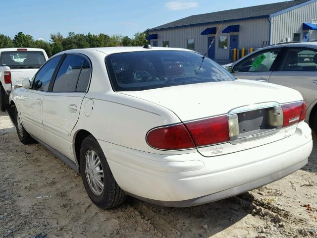 1G4HR54K244179007 - 2004 BUICK LESABRE WHITE photo 3