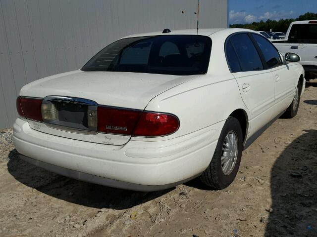 1G4HR54K244179007 - 2004 BUICK LESABRE WHITE photo 4