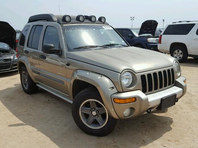 1J8GK38K14W320746 - 2004 JEEP LIBERTY TAN photo 1