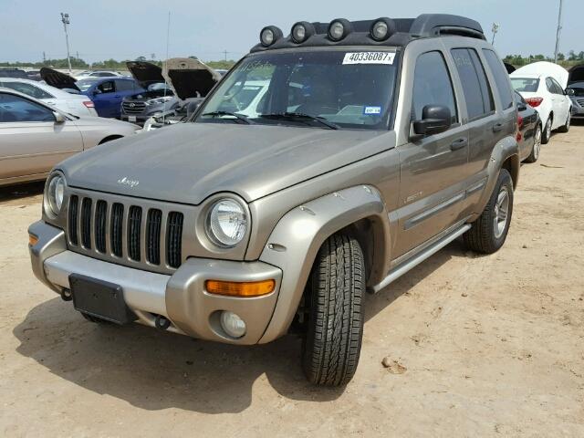 1J8GK38K14W320746 - 2004 JEEP LIBERTY TAN photo 2