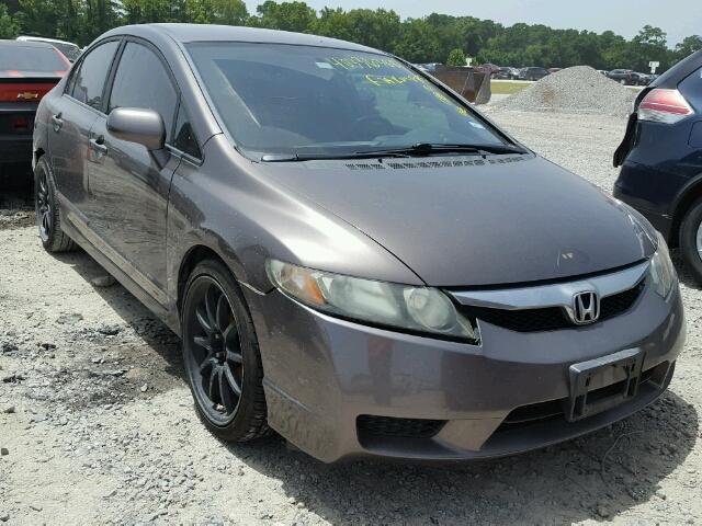 19XFA1F6XBE021084 - 2011 HONDA CIVIC LX-S GRAY photo 1