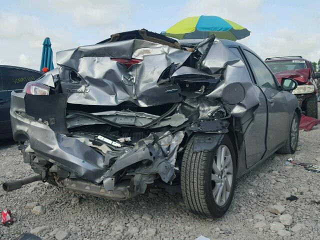 JM1BL1W73D1792087 - 2013 MAZDA 3 I GRAY photo 4