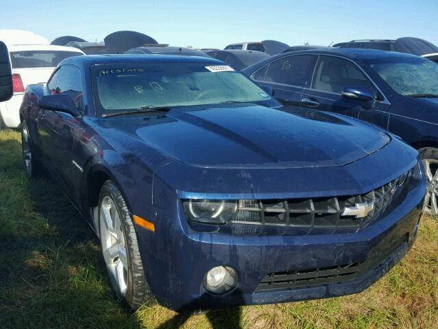 2G1FB1ED1B9107808 - 2011 CHEVROLET CAMARO BLUE photo 1