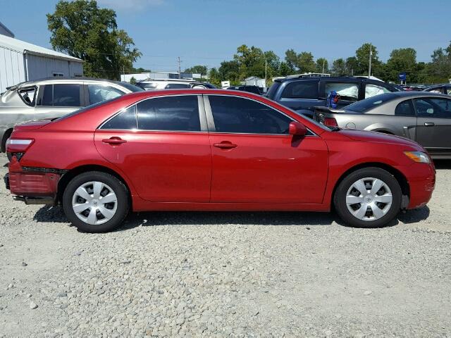 4T4BE46KX7R005902 - 2007 TOYOTA CAMRY CE/L RED photo 9