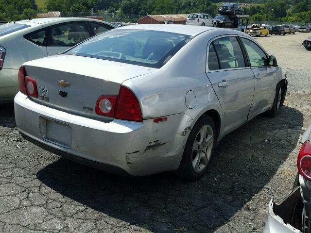 1G1ZA5E03AF106749 - 2010 CHEVROLET MALIBU LS SILVER photo 4