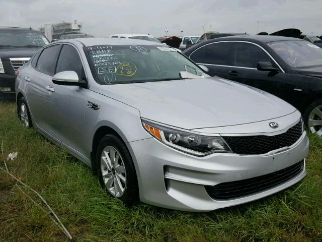 KNAGT4L3XG5103763 - 2016 KIA OPTIMA SILVER photo 1