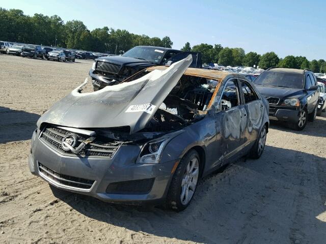 1G6AA5RX2D0129154 - 2013 CADILLAC ATS GRAY photo 2
