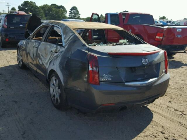 1G6AA5RX2D0129154 - 2013 CADILLAC ATS GRAY photo 3