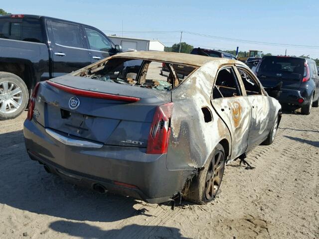 1G6AA5RX2D0129154 - 2013 CADILLAC ATS GRAY photo 4