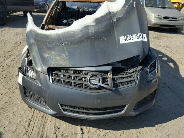 1G6AA5RX2D0129154 - 2013 CADILLAC ATS GRAY photo 7