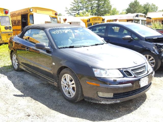 YS3FD79Y466002283 - 2006 SAAB 9-3 BASE BLACK photo 1