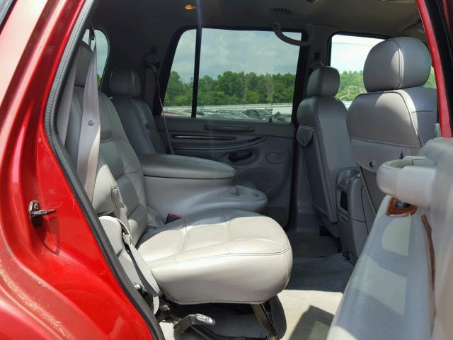 5LMFU28A5YLJ28308 - 2000 LINCOLN NAVIGATOR RED photo 6