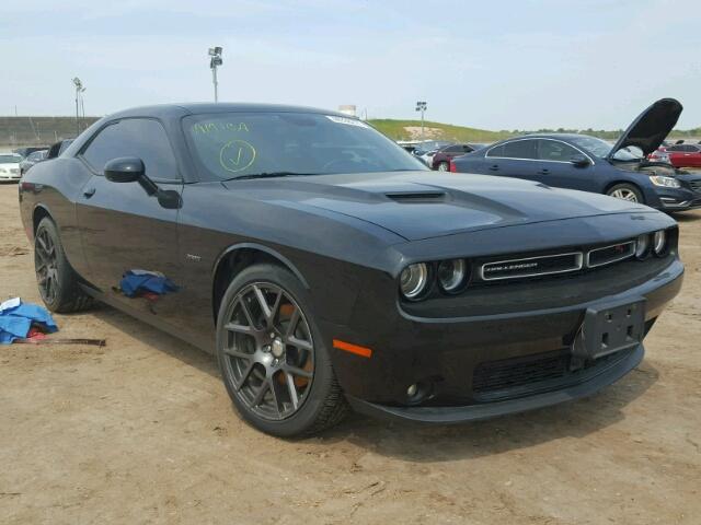 2C3CDZBT6GH137984 - 2016 DODGE CHALLENGER BLACK photo 1