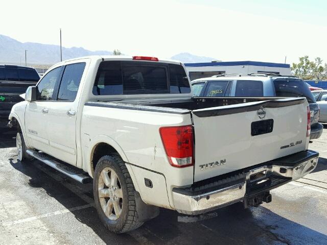 1N6BA0ECXDN301017 - 2013 NISSAN TITAN S WHITE photo 3