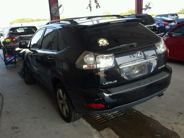 2T2HA31U25C042178 - 2005 LEXUS RX 330 BLACK photo 3