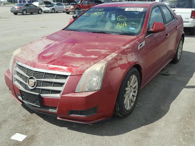 1G6DA5EY1B0140199 - 2011 CADILLAC CTS RED photo 2