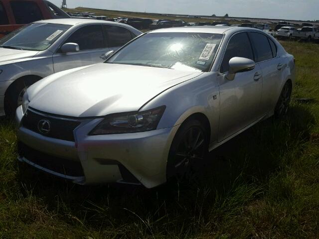 JTHBE1BL9D5025459 - 2013 LEXUS GS SILVER photo 2